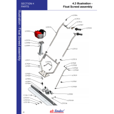 LCFS Float screed spare parts