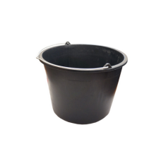 Mortar Bucket, Black 20 liter